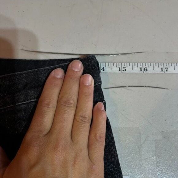 R13 Alison Skinny Python‎ Print Distressed Skinny Leg Jeans Charcoal Size 25 - Picture 10 of 12